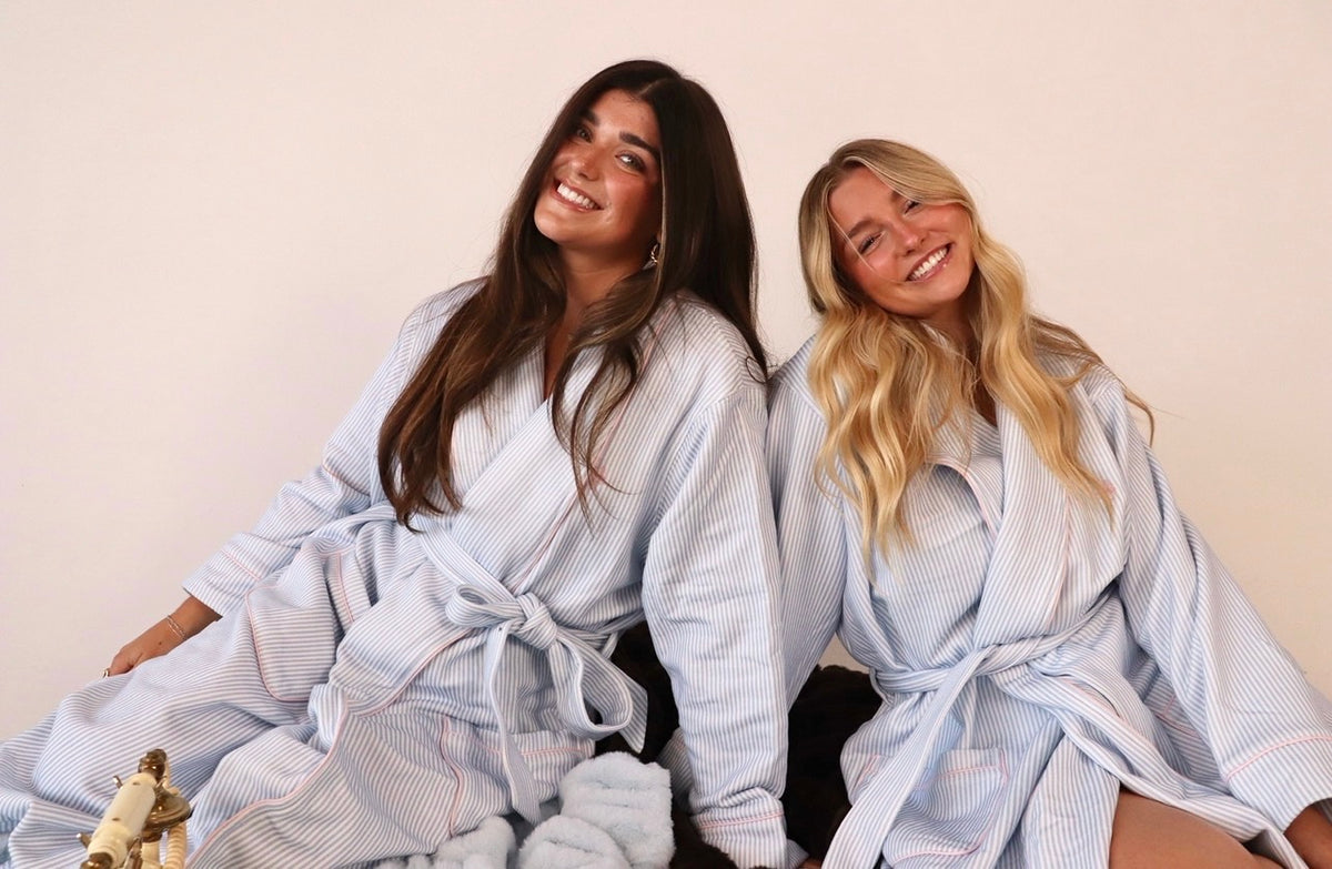 PREORDER 9/21 Slow Sundays Pinstripe Robe